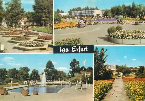 Postcard Germany Iga Erfurt 1971