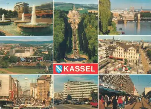 Postcard Germany Kassel multi view 1998