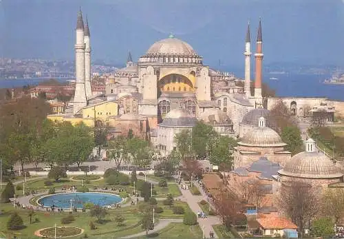 Postcard Turkey Istanbul St. Sophia Museum Hagia Sophia museum mosque