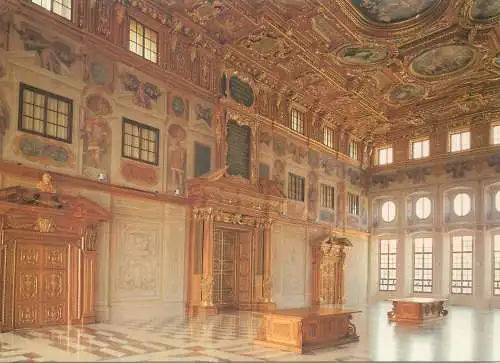 Postcard Germany Der Goldene Saal Augsburger Rathaus