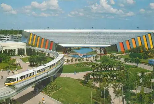 Postcard USA Orlando Fl Universe of Energy theme park 1988