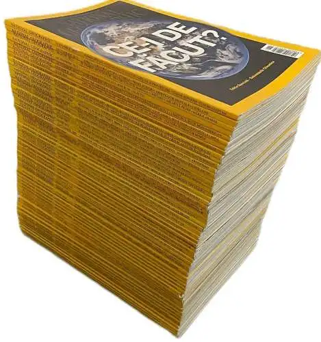 Lot 61 National Geographic magazines Romania no duplicates
