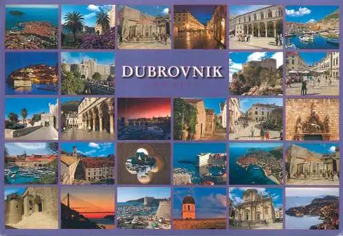Postcard Croatia Dubrovnik multi view