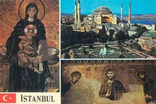 Postcard Turkey Istanbul multi view