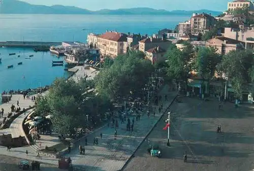 Postcard Turkey Bandirma coastal view 1965