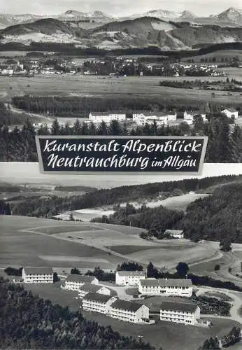 Postcard Germany Neutrauchburg bei isny im Allgau 1966