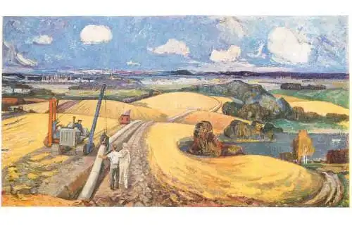 Fine Arts Postcard Schwedter Landschaft Franz Nolde gemalde