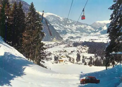 Postcard Austria Tirol Zillertal winter landscape teleferique