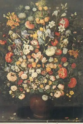 Painting postcard Les amis des aveugles Bouquet de fleurs O.I.Beert