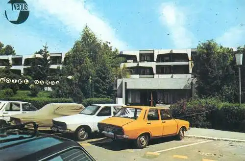 Hotels restaurants postcard Romania Black Sea Venus Sanda hotel