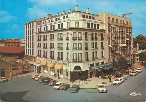 Hotels restaurants postcard France Grand Hotel Troyes