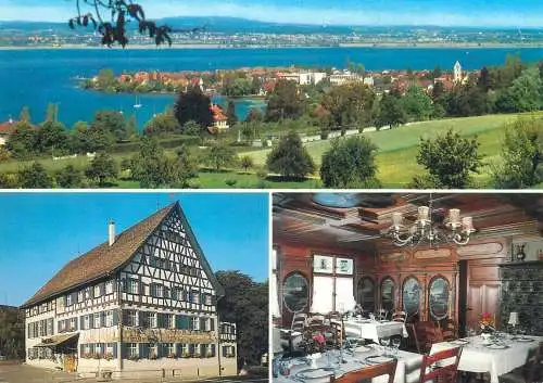 Hotels restaurants postcard Switzerland Adler Hotel Ermatingen alps