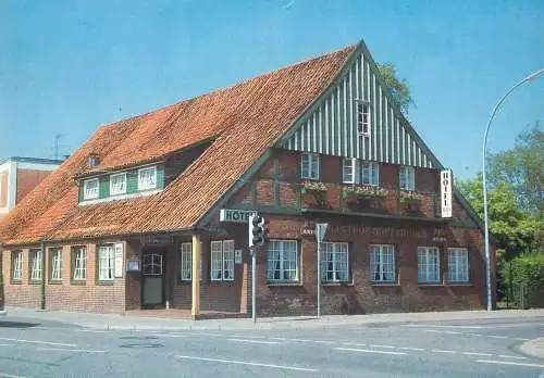 Hotels restaurants postcard Switzerland Lusannen Hotel Drei Kronen