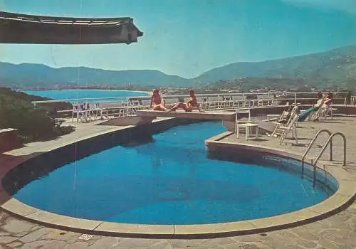 Hotels restaurants postcard Italy Marina hotel Isola d'Elba