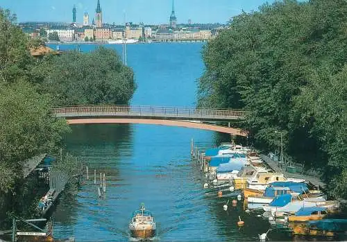 Sweden Postcard Stockholm Old Town waterfront