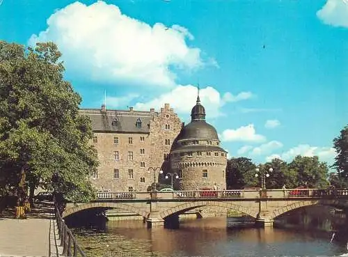 Sweden Postcard Orebro Castle and Storbron