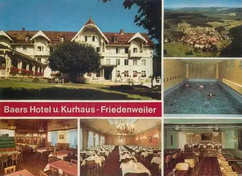 Hotels restaurants postcard Germany Kneippkurort Wintersportplatz 1979