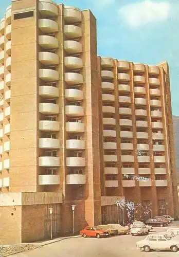 Hotels restaurants postcard Romania Herculean baths Afrodita Hotel 1983