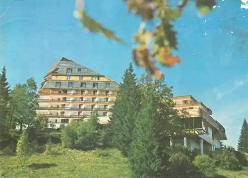 Hotels restaurants postcard Romania Poiana Brasov Hotel Alpin