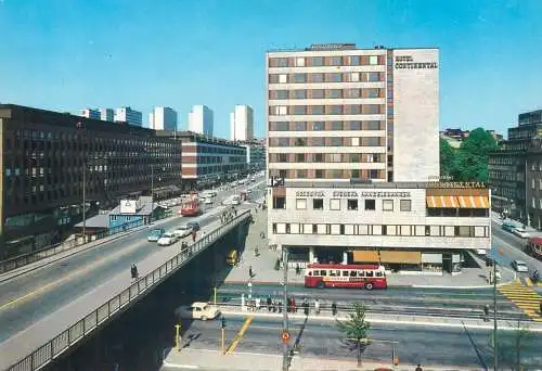 Postcard Sweden Stockholm Klarabergsgatan-Vasagatan