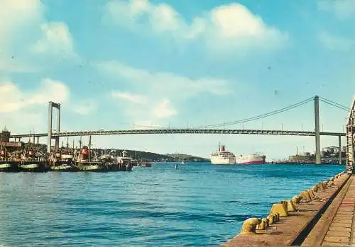 Postcard Alvborgsbron Goteborg Sweden