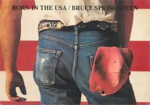 Born in the USA / Bruce Springsteen postcard