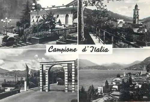 Italy Lombardy Campione d'Italia 1956