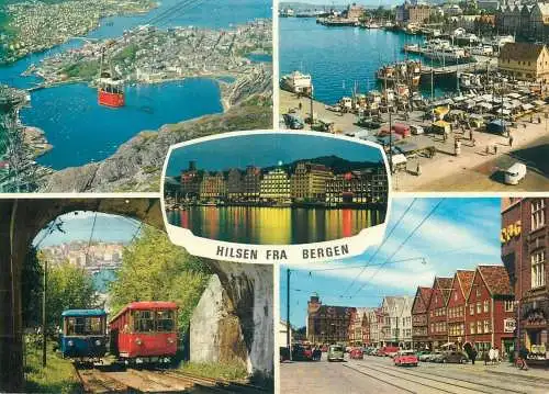 Postcard Norway Bergen