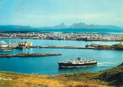 Postcard Norway the northbound Express Coastal Liner