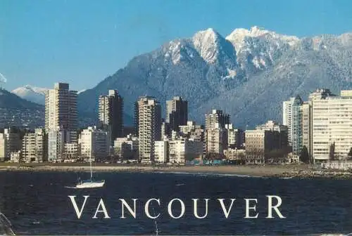 Postcard Canada Vancouver panorama 1998
