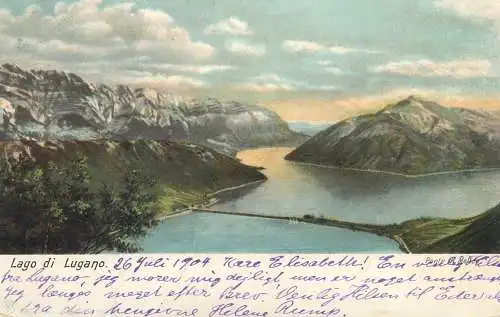 Lago di Lugano 1904