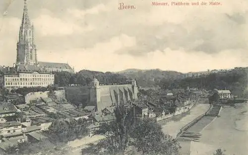 Bern munster plattform und die Matte