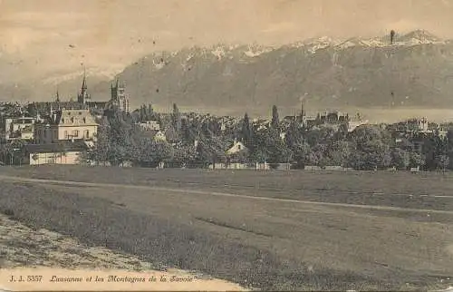 Lausanne et les Montagnes de la Savoie 1919