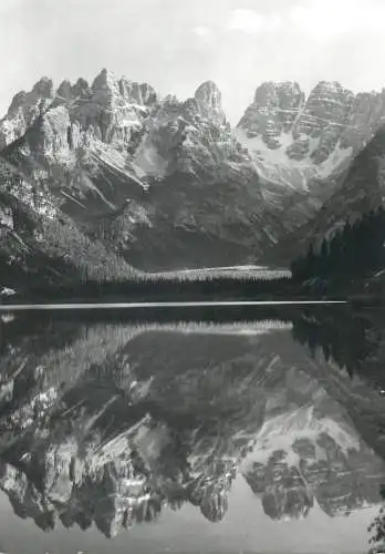 Italy Lago di Landro Monte Cristallo