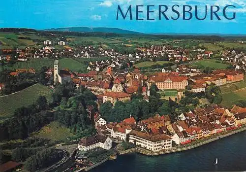 Germany postcard Meersburg am Bodensee 1989