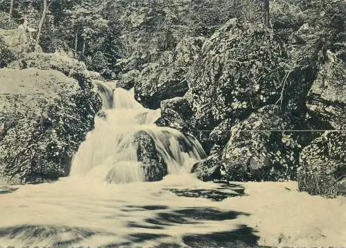 Belgium postcard La Hoegne de Spa Sart a Hockai une chute des Cascatelles