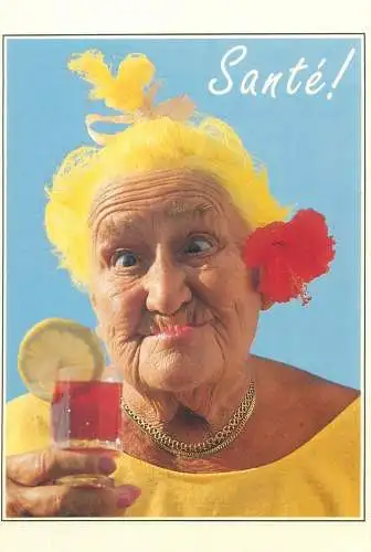 Belgium postcard greetings card Sante 1997