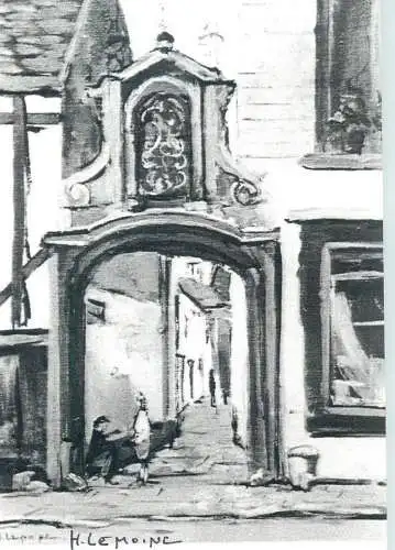Belgium postcard Bruxelles vu par Henri Lemoine