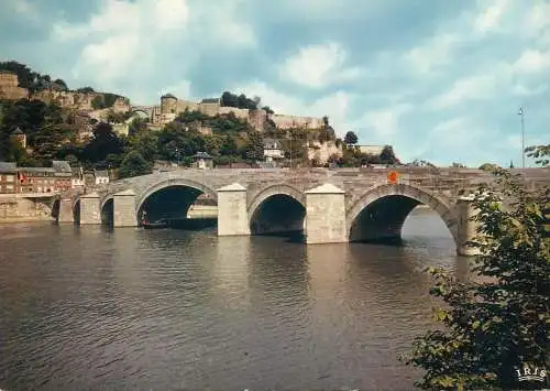Belgium postcard Namur Meuse pont de jambes et citadelle