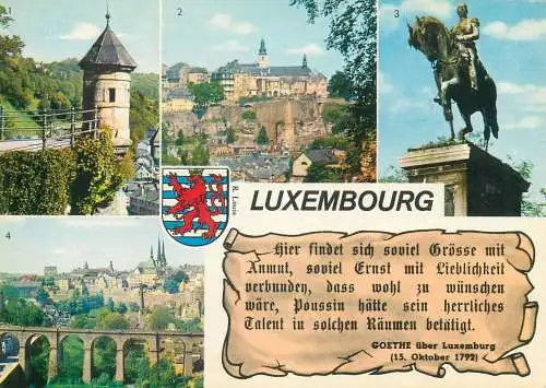 Luxembourg multi view coat of arms