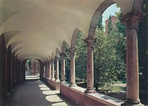 Italy postcard Ravenna cloister of St. Francis Dante's zone