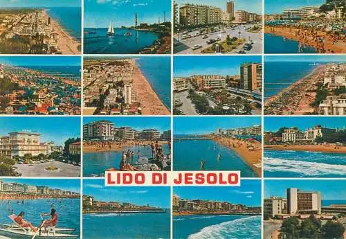 Italy postcard Lido di Jesolo multi view
