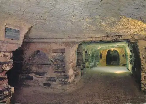 Italy postcard Siracusa St. John's catacombs
