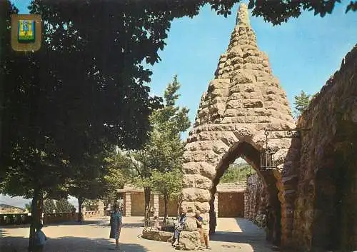 Spain postcard Madrid St Juan de la Cross square 1967