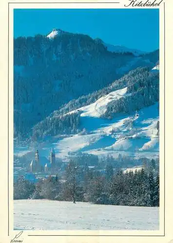 Austria postcard Kitzbuhel Tirol mit Hahnenkamm