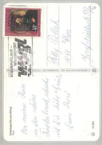 Austria postcard Worgl multi view
