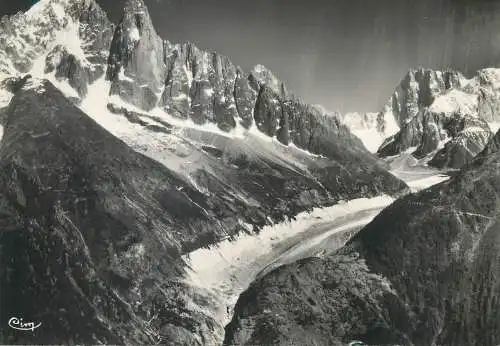 France postcard Haute Savoie la Flegere Mer de glace