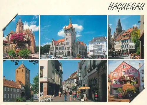 France postcard Haguenau 1997 multi view