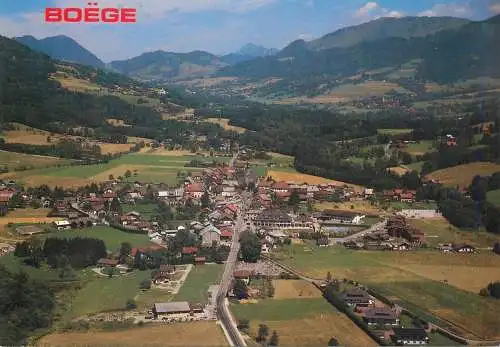 France postcard Haute Savoie Boege panorama 1991