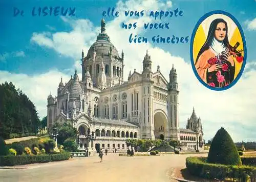 France postcard Lisieux Calvados la basilique